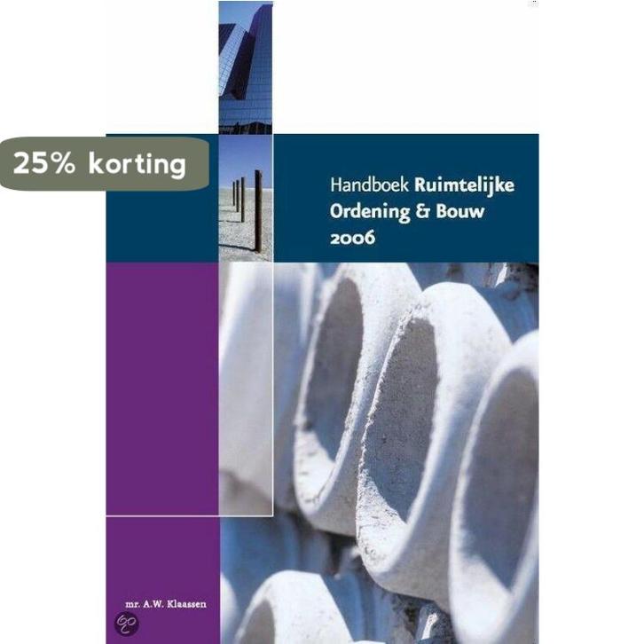 Handboek Ruimtelijke Ordening & Bouw 9789080961838, Boeken, Wetenschap, Gelezen, Verzenden