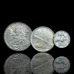 Portugal. 3 Silver (50 escudos + 20 Escudos + 2.50 escudos