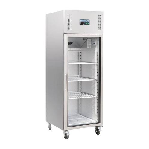 Polar Koeling met glazen deur |  RVS | 600L, Zakelijke goederen, Horeca | Keukenapparatuur, Verzenden