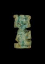 Oude Egypte, late periode Faience Shu Amulet