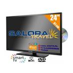Carpoint Salora 24 Inch Travel LED TV 12/230V Smart Wifi DVD, Nieuw