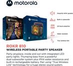 2dekans | Motorola Sound Draadloze Speaker - ROKR 810 - 40, Audio, Tv en Foto, Luidsprekers, Ophalen of Verzenden, Zo goed als nieuw