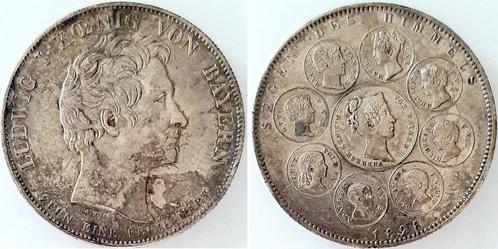 Geschichtstaler, daalder Bayern Ges taler, daalder 1828 S..., Postzegels en Munten, Munten | Europa | Niet-Euromunten, Verzenden