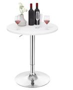Ronde bartafel 60 cm verstelbaar met 360° draaibaar blad, Huis en Inrichting, Tafels | Bijzettafels, Verzenden, Nieuw
