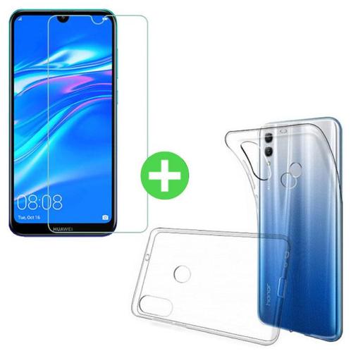 Huawei Y7 2019 Transparant TPU Hoesje + Screen Protector, Telecommunicatie, Mobiele telefoons | Hoesjes en Frontjes | Overige merken