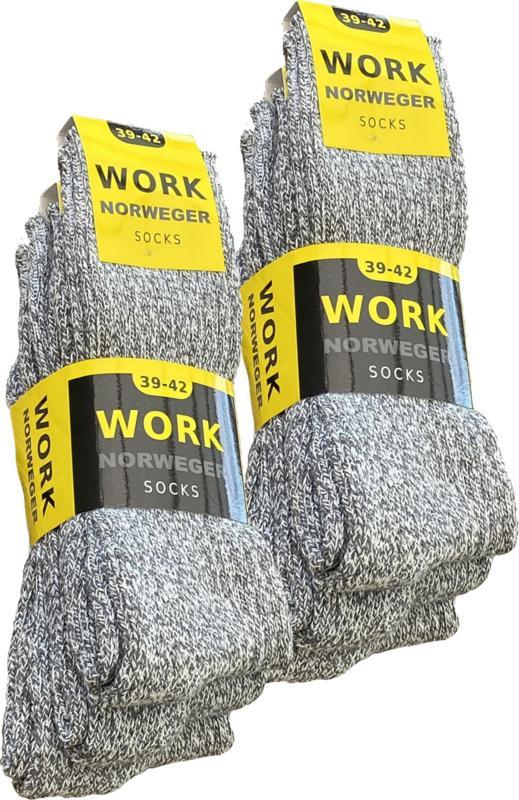 ≥ Werksokken Work sokken Grijs 6-Pack. 43-46 — Sokken en Kousen — Marktplaats