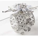 Corsage Polscorsage Stylin Zilver 8 cm breed, Ophalen of Verzenden, Nieuw