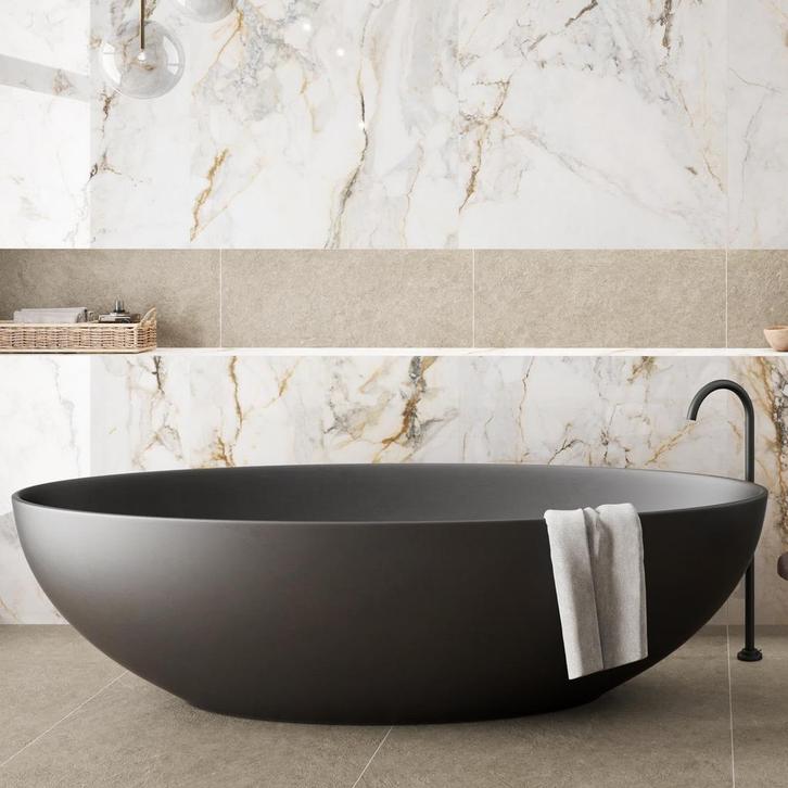 Vloertegel Douglas & Jones Marbles 75x75 cm Glans Pisa Gold, Doe-het-zelf en Verbouw, Tegels, Ophalen of Verzenden