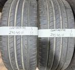 2x245-45-18 Continental Zomer 2x5mm €55 PerBand 245 45 18, Auto-onderdelen, Banden en Velgen, Ophalen, 18 inch, Band(en), Personenwagen