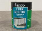 Veiling - 3x Tenco tuindecor tuinbeits parelwit 1000ml, Doe-het-zelf en Verbouw, Verf, Beits en Lak, Nieuw