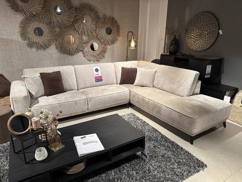 Hoekbank Luzetta **SHOWROOMMODEL**, Huis en Inrichting, Banken | Bankstellen, Nieuw, Stof