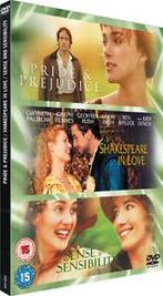 Sense and Sensibility/Pride and Prejudice/Shakespeare in, Cd's en Dvd's, Verzenden, Zo goed als nieuw