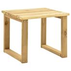 vidaXL Bijzettafel voor ligbed 30x30x26 cm geïmpregneerd, Tuin en Terras, Verzenden, Nieuw