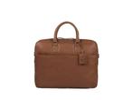 Burkely Antique Avery Unisex Laptopbag 17 - Cognac, Verzenden, Nieuw