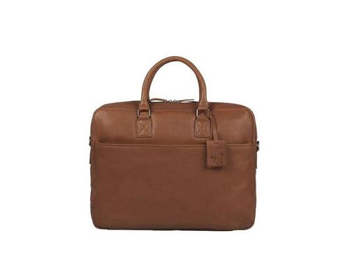 Burkely Antique Avery Unisex Laptopbag 17 - Cognac, Huis en Inrichting, Woonaccessoires | Overige, Nieuw, Verzenden