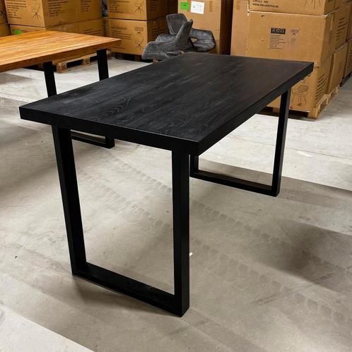 Bartafel Zwart Eiken 160x90x93(H)cm, Huis en Inrichting, Tafels | Eettafels, Ophalen of Verzenden