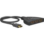HDMI switch | Goobay | 3-poorts (4K@60Hz, HDCP), Audio, Tv en Foto, Audiokabels en Televisiekabels, Verzenden, Nieuw
