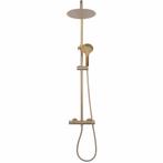 REA Thermostatische regendouche - geborsteld goud - 25 cm..., Ophalen of Verzenden, Nieuw