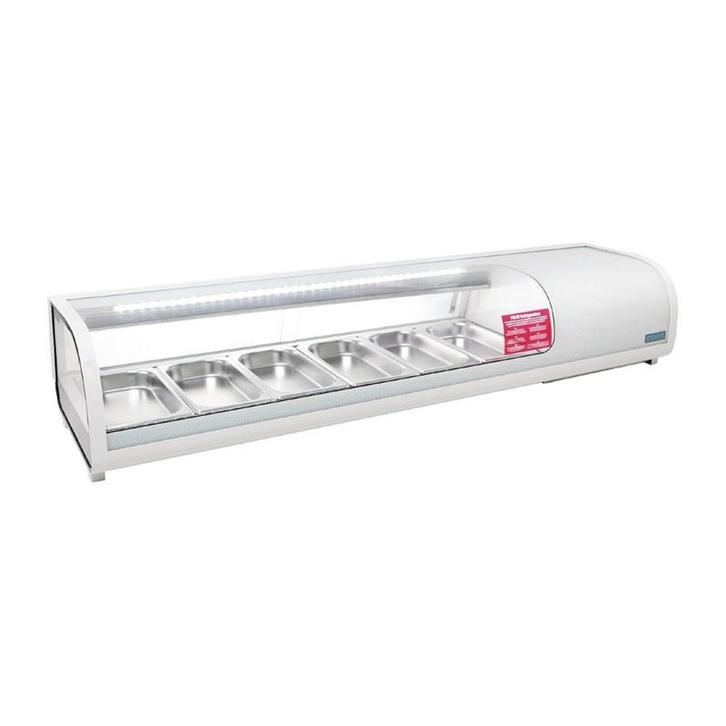 Polar gekoelde tapas vitrine (wit) CP728, Zakelijke goederen, Horeca | Keukenapparatuur, Nieuw zonder verpakking, Ophalen of Verzenden