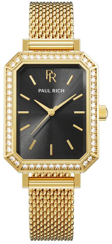 Paul Rich Icon Gold Black ICO03 dameshorloge, Sieraden, Tassen en Uiterlijk, Horloges | Dames, Polshorloge, Nieuw, Overige merken