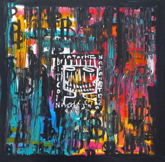 0xec6d0 (XX-XXI) - One Bitcoin N°52 of 500 - XL, Antiek en Kunst, Kunst | Schilderijen | Modern