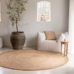 FABRIQ Jute Vloerkleed Rond - 100 Ø cm Maat:: 100 Ø cm, Verzenden, Nieuw, Rond