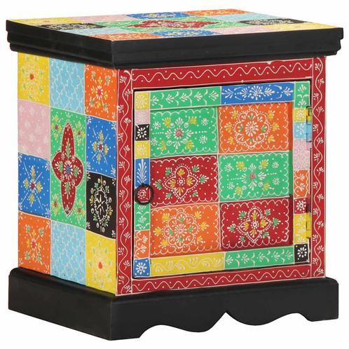 vidaXL Nachtkastje 40x35x45 cm massief mangohout mango, Huis en Inrichting, Slaapkamer | Nachtkastjes, Nieuw, Hout, Verzenden