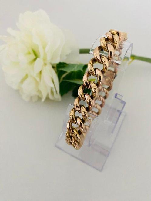Verguld, Murat - Art Nouveau - Double Or - Schakelarmband -, Antiek en Kunst, Kunst | Designobjecten