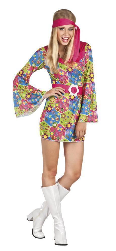 Hippie Jurkje M, Kleding | Dames, Carnavalskleding en Feestkleding, Nieuw, Verzenden