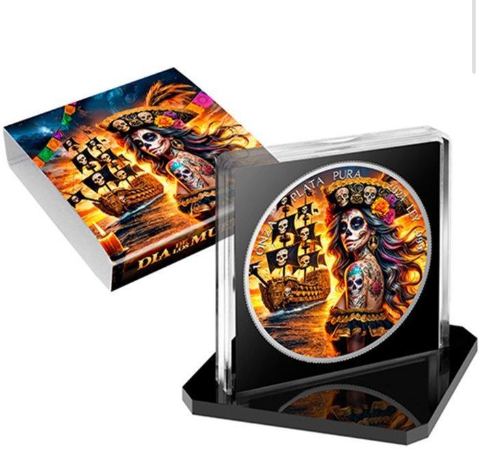 Mexico. 1 Onza 2024 Dia De los Muertos - Pirate , 1 Oz, Postzegels en Munten, Munten | Europa | Niet-Euromunten