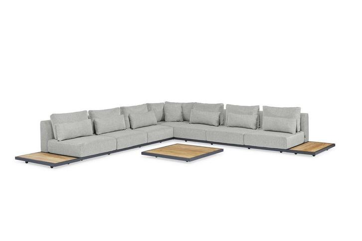 Suns Kota hoekbank soft grey XL SALE |, Tuin en Terras, Tuinsets en Loungesets, Ophalen of Verzenden