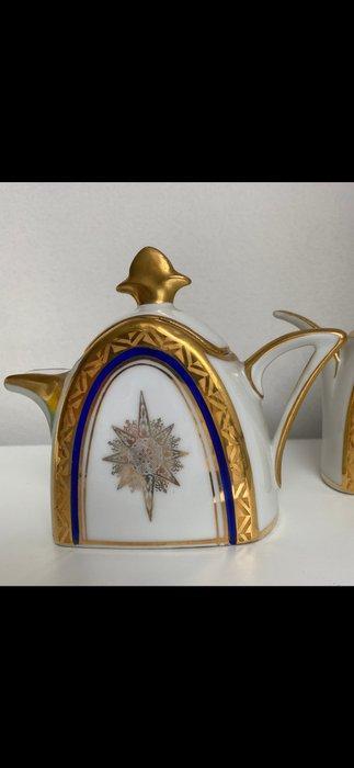 Limoges - Touze, Le Maître Frères & Blancher - Koffie- en, Antiek en Kunst, Kunst | Designobjecten