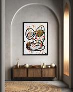 Swen Van der Sangen - Dancing Chaos 2/3 with 22krt Gold Leaf, Antiek en Kunst