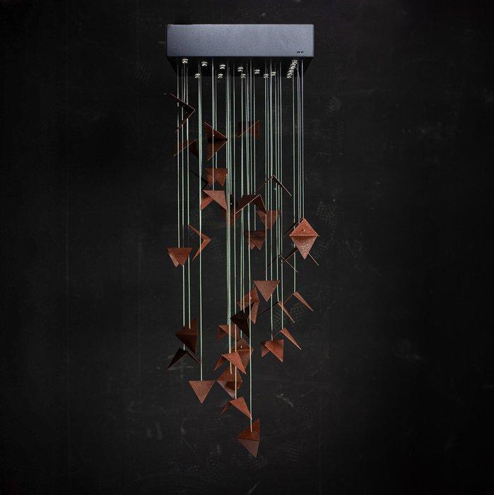 Gie El - Kroonluchter - Staal - PORTAL rust LGH0831, Antiek en Kunst, Kunst | Designobjecten