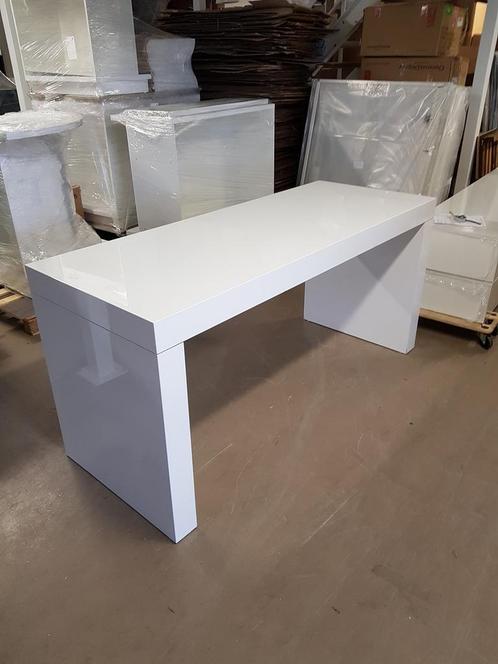 *TIP*  Witte high glossy tafel, Zakelijke goederen, Kantoor en Winkelinrichting | Kantoormeubilair en Inrichting, Ophalen of Verzenden