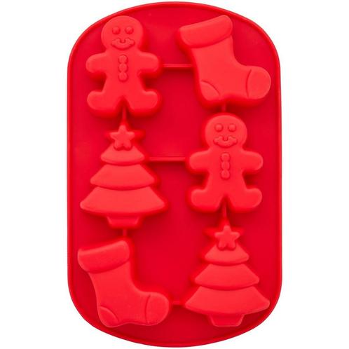 Wilton Siliconen Bakvorm Sok-Gingerbread-Kerstboom (6), Hobby en Vrije tijd, Taarten en Cupcakes maken, Nieuw, Verzenden