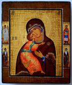 Icoon - RUSSISCH ORTHODOX ICON Onze Lieve Vrouw van, Antiek en Kunst