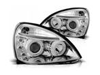 Angel Eyes koplampen Chrome geschikt voor Renault Clio 2, Auto-onderdelen, Nieuw, Renault, Verzenden