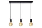 Home hanglamp Chester 60x10x60 cm zwart (Verlichting), Huis en Inrichting, Lampen | Hanglampen, Nieuw, Verzenden