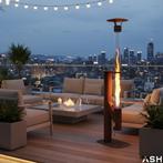 Pellet Kachel Flores - XXL Terras Heater Cortenstaal, Tuin en Terras, Ophalen of Verzenden, Nieuw