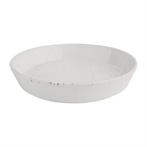 Cavolo witte gespikkelde platte ronde kom | 220 mm | (doo..., Verzenden