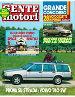 1985 GENTE MOTORI MAGAZINE 12 ITALIAANS, Nieuw, Author