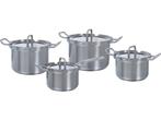 BK Q-linair Master - Pannenset 4-delig - Glas (4-delig), Huis en Inrichting, Verzenden, Zo goed als nieuw