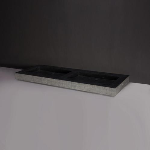 Wastafel Forzalaqua Oslo Hardsteen Gefrijnd Zonder Kraangat, Doe-het-zelf en Verbouw, Sanitair, Overige typen, Nieuw, Ophalen of Verzenden