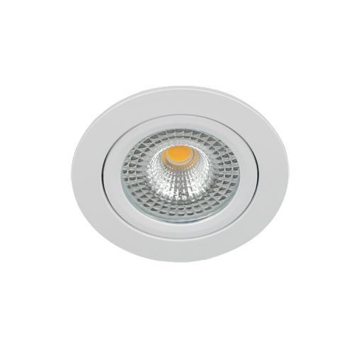 Bella Ondiepe LED spot kantelbaar 5Watt rond WIT I, Huis en Inrichting, Lampen | Spots, Ophalen of Verzenden