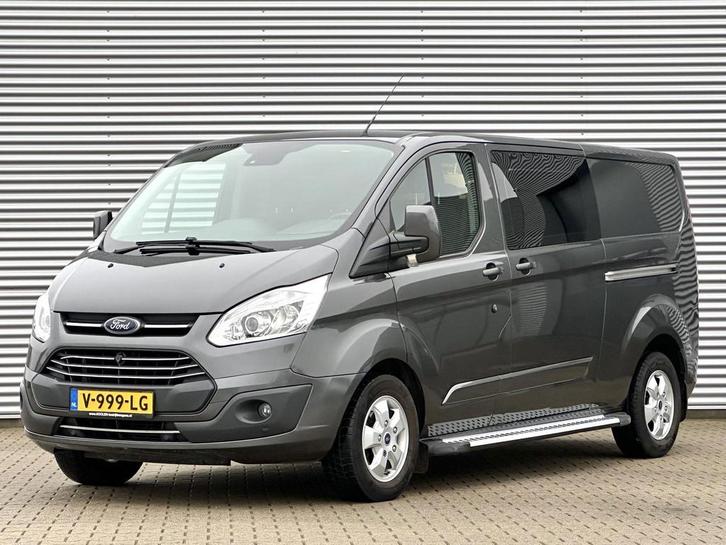 Ford Transit Custom 2.0 TDCI L2H1 Limited DC Dubbele cabine, Auto's, Bestelauto's, Lease, Automaat, Overige kleuren, Financial lease