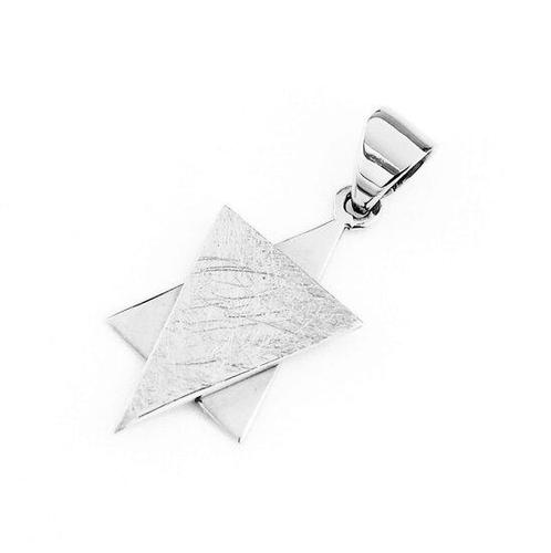 Hangertje Davidster zilver, modern design van Ben Sadya., Sieraden, Tassen en Uiterlijk, Kettinghangers, Verzenden