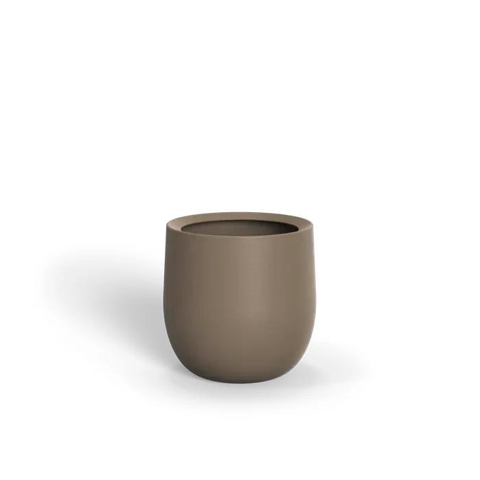 Polyester plantenbak Lora Ø50x50cm - Met bodem, Tuin en Terras, Bloembakken en Plantenbakken, 30 tot 60 cm, Minder dan 60 cm, Tuin