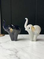 Vaas (2) - Muranoglas - paar olifanten