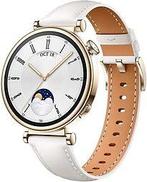 Huawei Watch GT 4 41 mm goud met leren bandje wit, Verzenden, Gebruikt